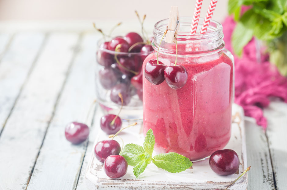 Soothing Cherry Chamomile Smoothie Recipe